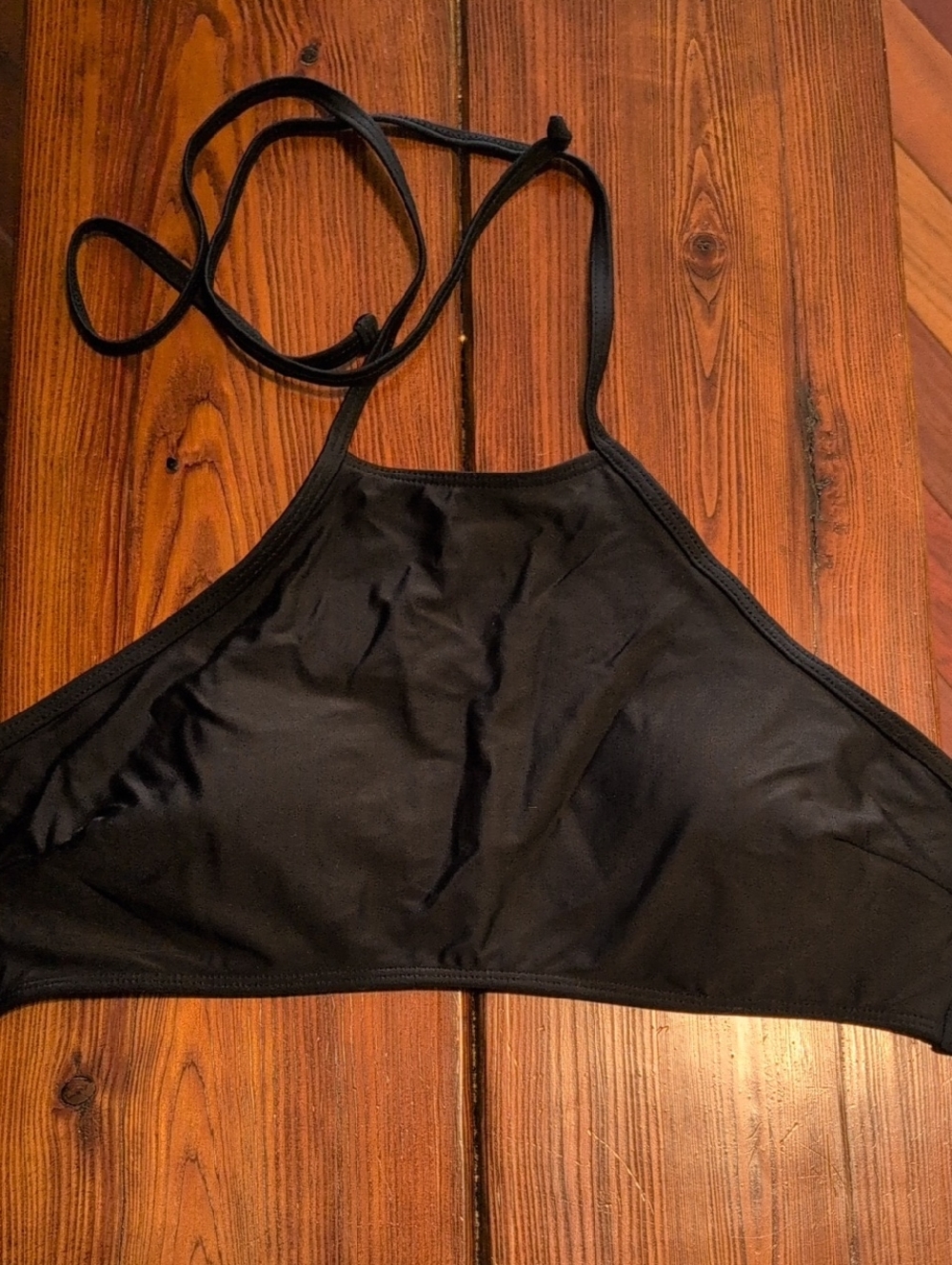Shein Black Bikini Top Size Medium